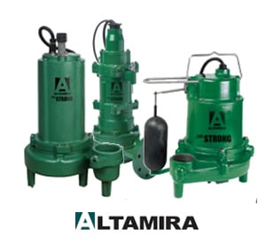 Bombas Sumergibles para Lodos y Aguas Residuales Altamira de la Serie STRONG - Morton Pumps Bombas para Lodos Altamira Serie STRONG