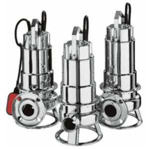 EBARA - Bombas Sumergibles en Acero Inoxidable para Aguas Residuales Serie DW-F _ DW-F VOX